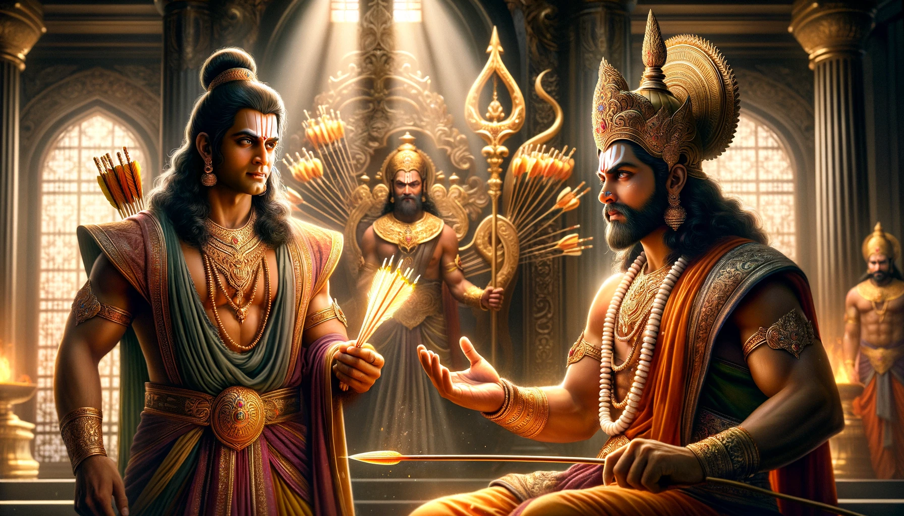 Lakshmana Seeks Permission to Accompany Rama